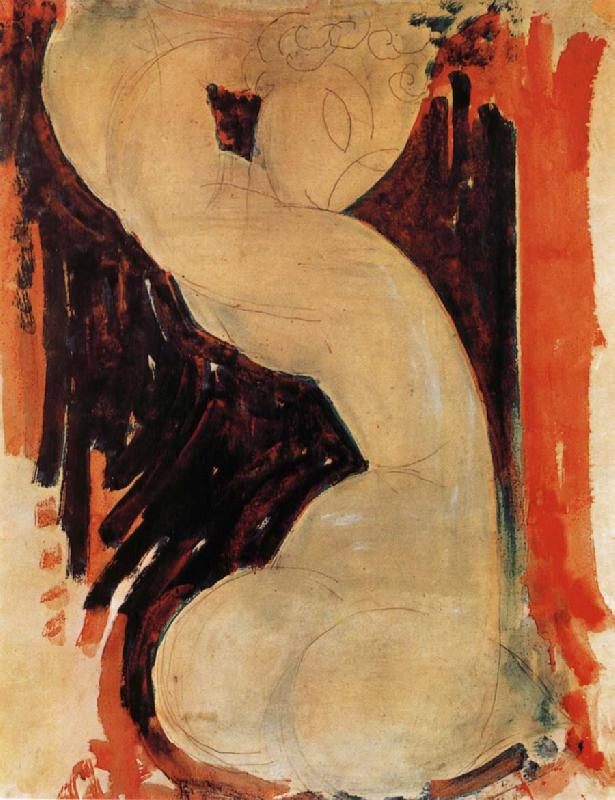 Amedeo Modigliani Caryatid